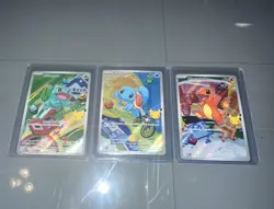 Pokemon TCG First Partner Illustration Collection Series 1 Kanto GEN 1 Starters - Image 1