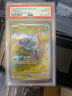 2023 Pokemon Mew En Tangela Special Illustration Rare #178 PSA 10 Gem MT - Image 1