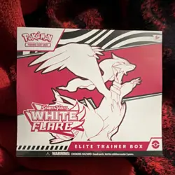 Pokemon Scarlet & Violet White Flare Elite Trainer Box Booster Reshiram Tornadus - Image 1