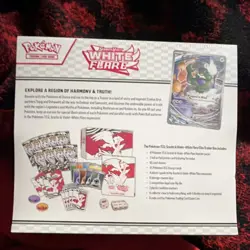 Pokemon Scarlet & Violet White Flare Elite Trainer Box Booster Reshiram Tornadus - Image 3