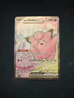 Pokemon TCG Lillie’s Clefairy ex 173/159 Sv: Journey Together Holo Pokemon NM - Image 1