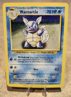 Wartortle - 002/034 - Pokemon TCG Classic Collection - Holo NM - Image 2