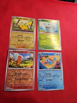 Pokemon Pikachu Squirtle Charmander Bulbasaur Reverse Costco 151 Promos - Cosmo - Image 2