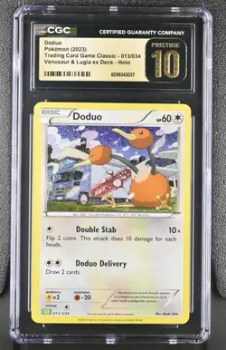 Doduo *CGC PRISTINE 10* Holo *Classic Collection* #13 *2023* Pokemon - Image 1