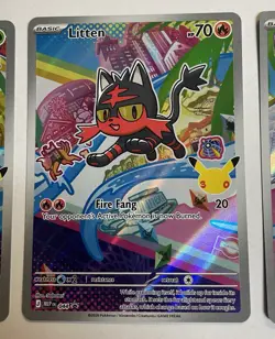 Pokemon 2026 First Partner Illustration Collection Series 1 Promos Set 43-45 #ML - Image 5