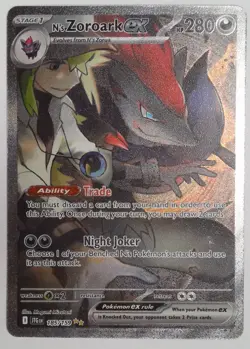 Pokemon TCG N's Zoroark EX Journey Together Sir Fresh Mint, 185/159 - Image 1