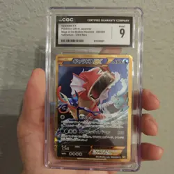 2015 Pokemon Japanese XY Rage Of Broken Heavens 1st Edition Full Art Gyarados EX - Image 2