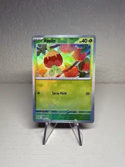 Applin 009/131 Pokemon MASTER BALL Reverse Holo English NM Prismatic Evolutions - Image 1