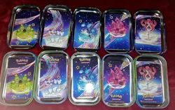 Pokemon Mini Tins Paldean Fates 151 coins inserts EMPTY NO PACKS - Image 2