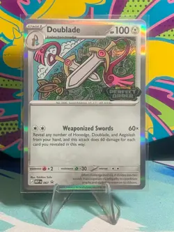 POKEMON TCG - DOUBLADE - BLACK STAR PROMO 067 PRERELEASE STAMPED- PERFECT ORDER - Image 1