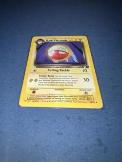 Pokemon TCG Dark Electrode 34/82 Team Rocket Regular - Image 1