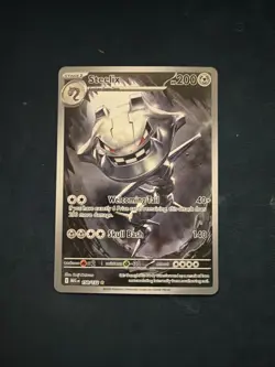 Pokemon Steelix 150/132 Mega Evolution Illustration Rare NM - Image 1