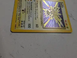 Pokemon TCG Zapdos Base Set 16/102 Holo Unlimited Holo Rare MODERATELY PLAYED MP - Image 3