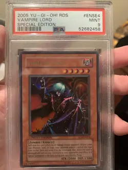 Yu-gi-oh! 2005 VAMPIRE LORD RDS-ENSE4 Mint PSA 9 -Special Edition Low Population - Image 1