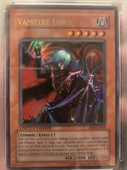 Yu-gi-oh! 2005 VAMPIRE LORD RDS-ENSE4 Mint PSA 9 -Special Edition Low Population - Image 2