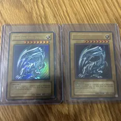 *** BLUE EYES WHITE DRAGON *** ULTRA RARE SDK-001 ORIGINAL (MP) YUGIOH! - Image 1