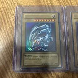*** BLUE EYES WHITE DRAGON *** ULTRA RARE SDK-001 ORIGINAL (MP) YUGIOH! - Image 2
