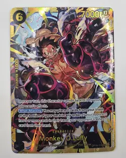 Bandai One Piece CCG Monkey.D.Luffy OP10-118 Secret Rare Foil Royal Blood 7000 - Image 1