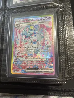 Pokemon Sylveon EX TCG Prismatic Evolutions Card 156/131 Sir NM Condition - Image 1