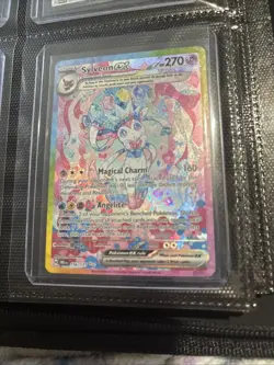 Pokemon Sylveon EX TCG Prismatic Evolutions Card 156/131 Sir NM Condition - Image 2