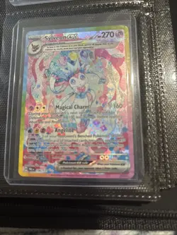 Pokemon Sylveon EX TCG Prismatic Evolutions Card 156/131 Sir NM Condition - Image 3