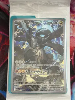 Pokemon N's Zekrom Promo Holo Card Dragon Basic English “Ascended Heroes Promo” - Image 1