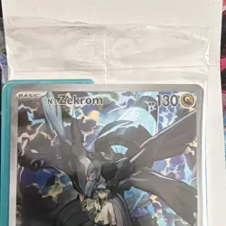 Pokemon N's Zekrom Promo Holo Card Dragon Basic English “Ascended Heroes Promo” - Image 3