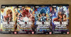 Dragon Ball Super Card Game Fusion World FB09 Dual Evolution Booster Packs x4 - Image 1
