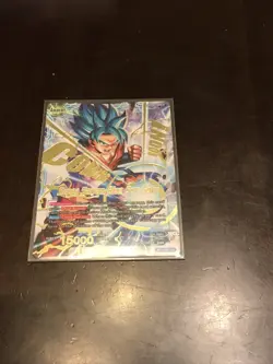 2017 Dragon Ball Super Super Saiyan Blue Son Goku Coming Soon BT1-030 Card - Image 1
