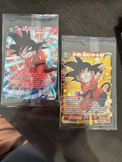DBS Cards-Son Goku, Attack to Save the Word BT25-009 SPR & SR Seal Pack (2Crds) - Image 1