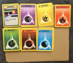 Vintage Pokemon Card Lot (46 Trainer & 219 Energy Cards) - Image 2
