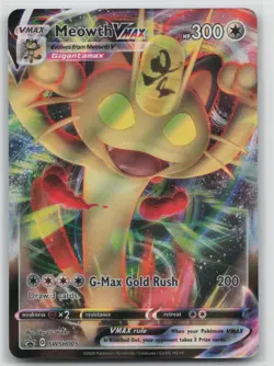 Meowth VMAX Promo SWSH: Sword & Shield Promo Cards SWSH005 NM - Image 1