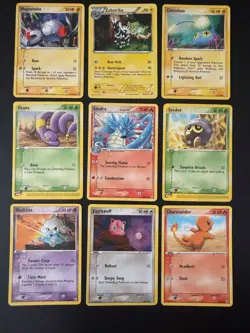 Pokemon Mid Era Mixed Lot of 9 Cards | Pokemon Trading Cards, Seadra, Charmander - Image 1