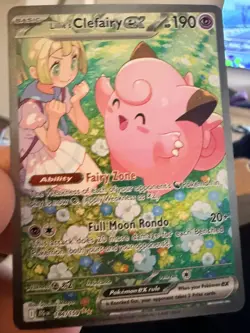 Lillie's Clefairy ex 126/100 sv9 Battle Partners Holo Pokemon Card Korean Ed - Image 2