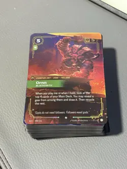 Riftbound Spiritforged Foil Bulk Near Mint, 60+ CARDS FOIL ONLY - Pack Fresh - Image 1