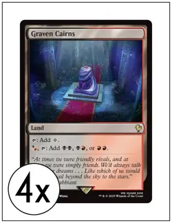4x Graven Cairns, Final Fantasy, Magic MTG NM - Image 1