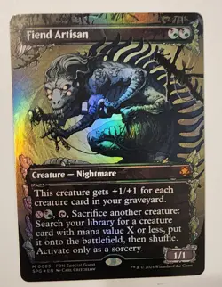 Mtg Special Guest Fiend Artisan Showcase NM Foil - Image 1