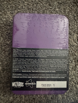 MTG TMNT Donatello Tin 3 Play Boosters Magic Gathering Ninja Turtles Sealed - Image 2