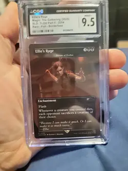 MTG Ellie's Rage - Dictate of Erebos Secret Lair Drop Foil CGC Graded 9.5 - Image 1