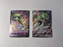 Gardevoir VMAX 017 Ultra Rare Champion's Path Pokemon Card and 016 Gardevoir V - Image 1
