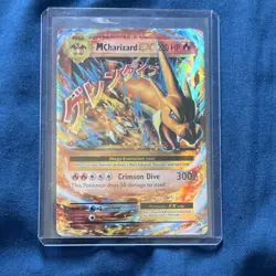 Pokemon M Charizard EX Ultra Rare Full Art Holo 108/106 XY TCG Card - Image 1