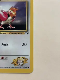 Pokemon TCG Lt. Surge's Spearow Gym Heroes Basic-Uncommon 30 HP 52/132 - Image 2