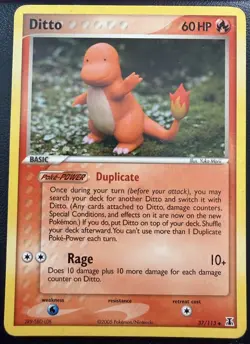 Pokemon Ditto 37/113 Delta Species English - Image 1