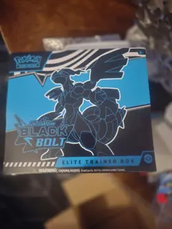 Pokemon Scarlet & Violet Black Bolt Elite Trainer Box, TCG, Black Bolt, English - Image 1