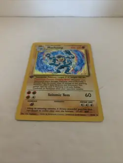 Pokemon TCG MACHAMP Base Set 8/102 1st edition Holo LP WOTC Shadow 1999 - Image 3