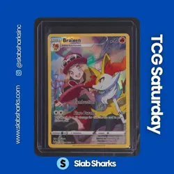 2022 POKEMON SWSH SILVER TEMPEST TRAINER GALLERY #TG01/TG30 BRAIXEN - Image 1