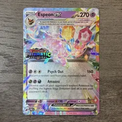 2025 Pokemon Espeon ex Promo Scarlet & Violet Prismatic Evolutions - Image 1
