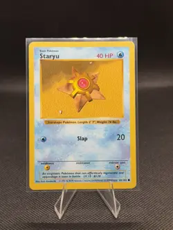 Pokemon TCG Base Set Staryu #65/102 Shadowless Common Vintage 1999 LP/MP - Image 1