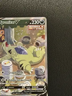 2021 Pokemon Tyranitar V 155/163 Battle Styles #155 - Image 3