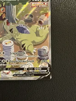 2021 Pokemon Tyranitar V 155/163 Battle Styles #155 - Image 4
